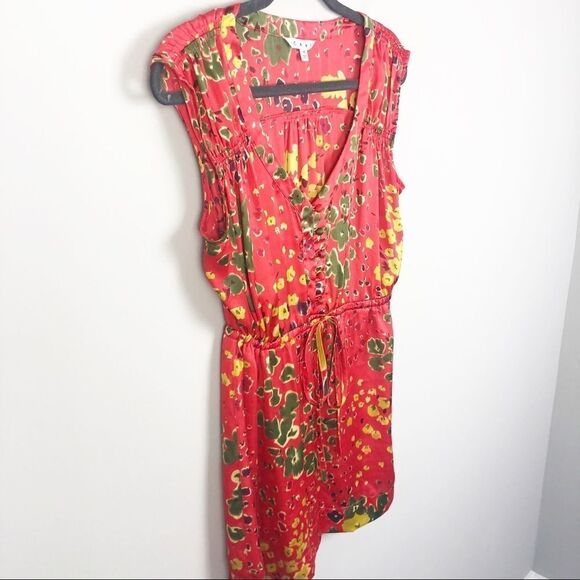 CABI | Wildflower Art Teacher Tunic Blouse Red Women’s Size Medium - Picture 3 of 9